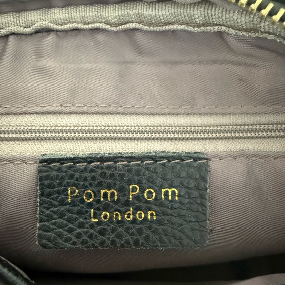 POM POM LONDON Black Mayfair  Crossbody Bag - Picture 7 of 11